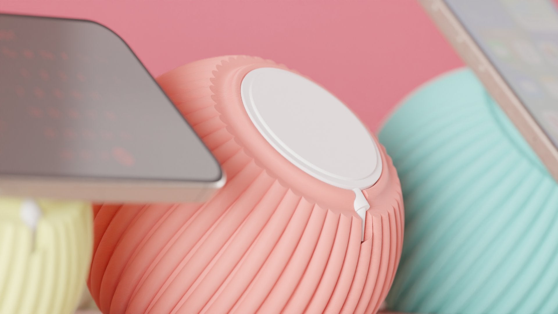 Caricabatteria Per iPhone Wireless-100% PLA Ecosostenibile