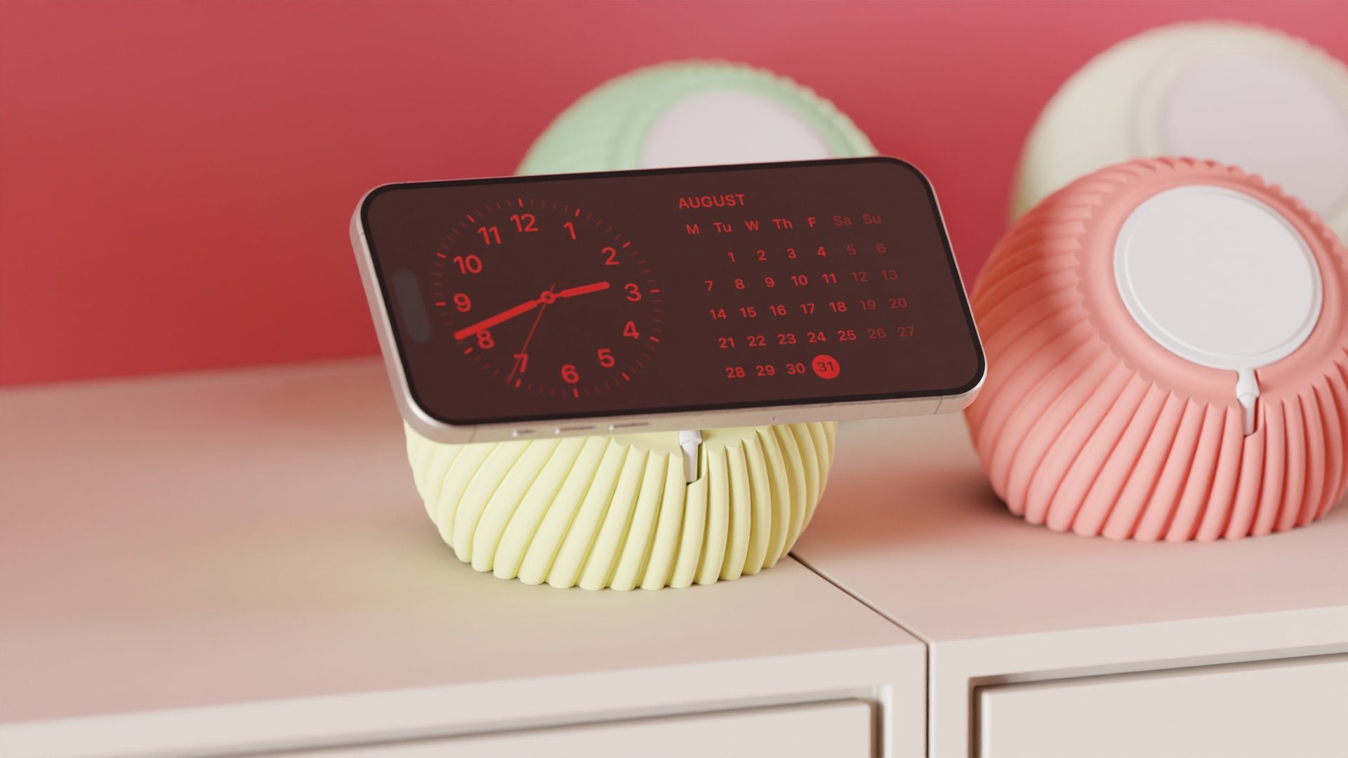 Caricabatteria Per iPhone Wireless-100% PLA Ecosostenibile